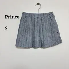 Prince プリーツスカート テニスウェア 肌触り良しSサイズ グレーc032