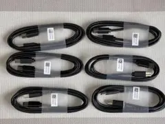 【未使用品】USB 3.0 タイプ A - B オス ケーブル　6本セット