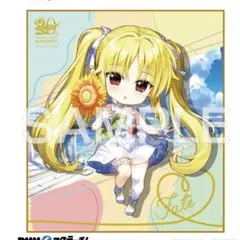 なのは　DMM D賞　フェイト　ミニキャラ　ミニ色紙