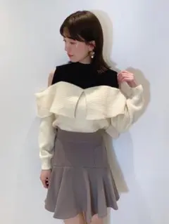 スナイデル フレアミニスカショーパン