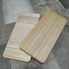 高品質カッティングボード 約21.5cm×9.5×2.0cm　２枚セット