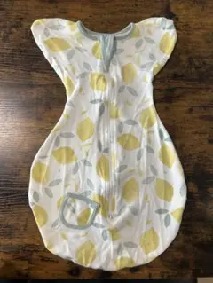 レモン柄 スワドル スリーパー Sサイズ