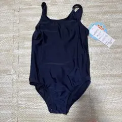 ネイビー ノースリーブ水着 サイズ120 UPF 50+ スクール水着