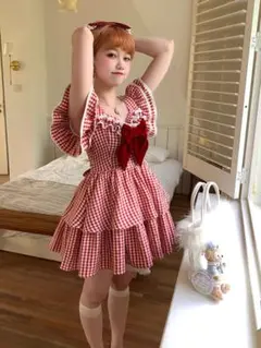 可愛いギンガムチェックミニワンピース♡♡夏デートや女子会におすすめ✴︎