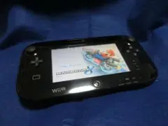 任天堂　WiiU　ゲームパッド　純正　ブラック　動作確認済　中古　※283