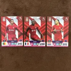プレミアリーグカード リヴァプール ディフェンダーセット