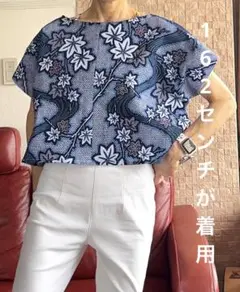 まだまだ暑いけどオシャレさんは秋柄着て〜リップル浴衣布でショートトップス