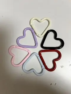 ハートカラビナ