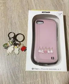 リトルミイiPhoneSE/8/7 iFace ムーミンキーホルダー セット
