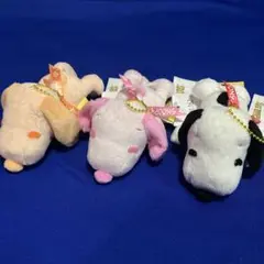 新品！スヌーピーロゴリボンマスコットVer.7 3個セット
