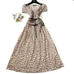 ★新品級　マックスマーラ　ロングワンピース　❤︎オフショルダー❤︎花柄　伸縮　M L