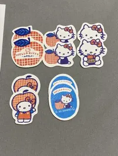 ハローキティ　コジコジ　食品シールセット