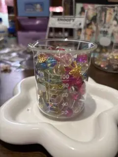 DIYJOJO ガラスビーズ3種類 約300ml超
