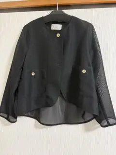 Vin ブラックメッシュジャケット