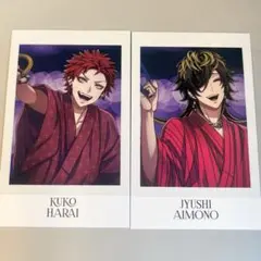 ヒプマイ 8thカフェ チェキ風カード 波羅夷空却&四十物十四