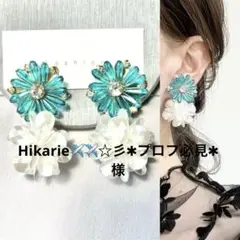 Hikarie✈✈☆彡✱プロフ必見✱様　ネジバネ式イヤリング2点