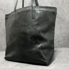 BUTTERO leather tote bag black