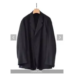 COMOLI 24SS ウールジャケット comoli 24SS ウールジャケット ニータックパンツ チャコール