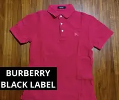 BURBERRY BLACK LABEL ピンクポロシャツ サイズ2
