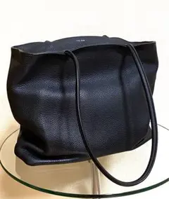 正規品 the row ザロウ Medium leather tote 黒
