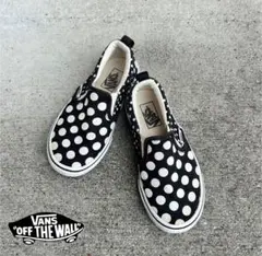 美品✨ VANS ドットスリッポン 19cm