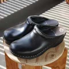 【troentorp / トロエントープ】オールブラック サボ　43 28cm