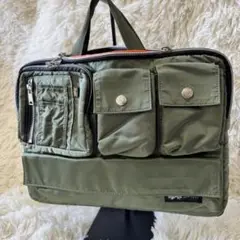 ALPHA INDUSTRIES クラッチバッグ ブリーフケース セージグリーン