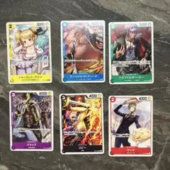 ワンピースカードゲーム　プロモ　6枚セット