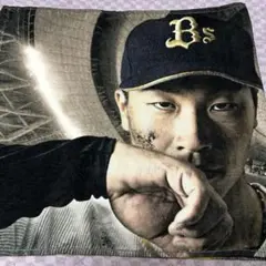 オリックスバファローズ　野球まみれ　応援フェイスタオル　安達　3