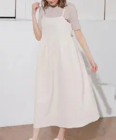 Honeys キャミワンピース　アイボリー