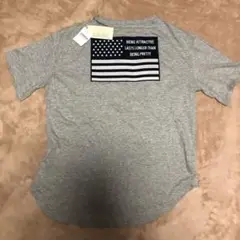 新品 レディース 半袖 Tシャツ M L グレー 灰色