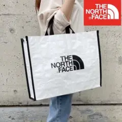 【大人気】ノースフェイスショッパーバッグ BIGロゴ