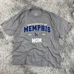University of MemphisカレッジTシャツ/USA製/グレー