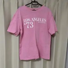 LOS ANGELES '73 ピンク Tシャツ M ZARA
