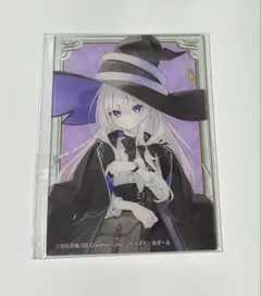 魔女の旅々 ソレオス クラウドファンディング イラスト アクリルカード　イレイナ
