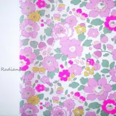 ネオンリバティ3.ベッツィ☆タナローン☆コットン☆カットクロス☆蛍光ピンク
