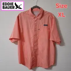 Eddie Bauer　ナイロンシャツ　アウトドアシャツ　XL