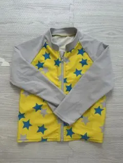 星柄ラッシュガード イエロー グレー