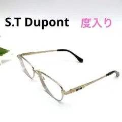 S.T Dupont チタンフレーム 眼鏡 度入り　 デュポン