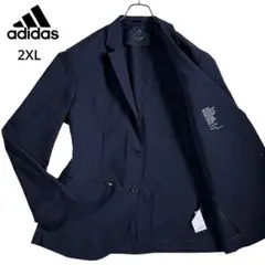 アディダス 伊勢丹 ICON JACKET シアサッカー 伸縮 ネイビー 2XL