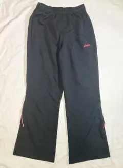 asics アシックス　ジャージ　ブラック レディース　M ポリエステル100%