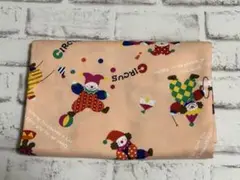 サーカス　ピエロ　木綿　生地　115cm×100cm