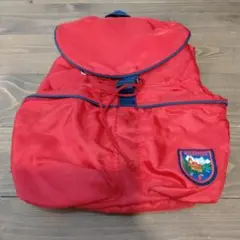 【中古品】ミキハウス 赤 子供用リュック （MIKIHOUSE）