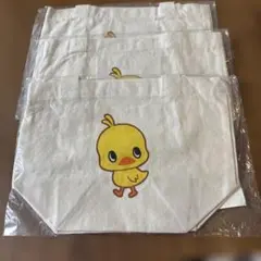 ひよこイラストトートバッグ　3個