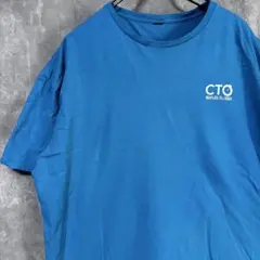 CTO Tシャツ 青色 WIN AT HOME XL