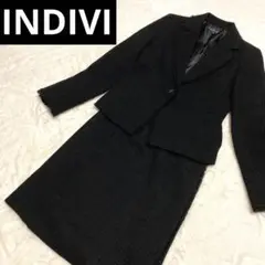 ✨美品 INDIVI インディヴィ セットアップ ツイード Mサイズ 冠婚葬祭