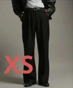 【LURAKU】 1タックストレートスラックス