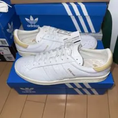未使用 送料込 adidas EARLHAM ホワイト/ゴールド