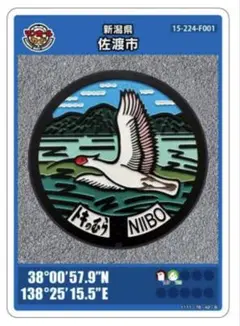 【非売品】佐渡市 マンホールカード 第6弾 新穂地区