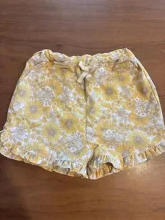 petit main 100㎝花柄フリル半ズボン